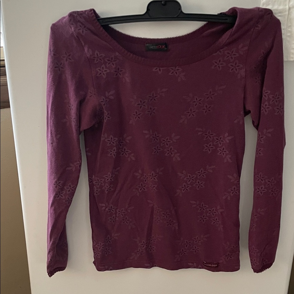 Women's Long Sleeve Pajama set - Deep Purple